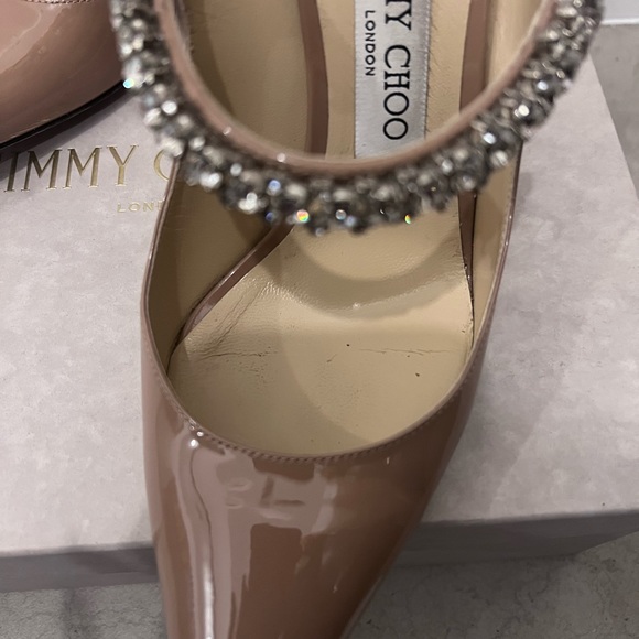 Ballet Pink closed toed Jimmy Choos - Picture 8 of 13